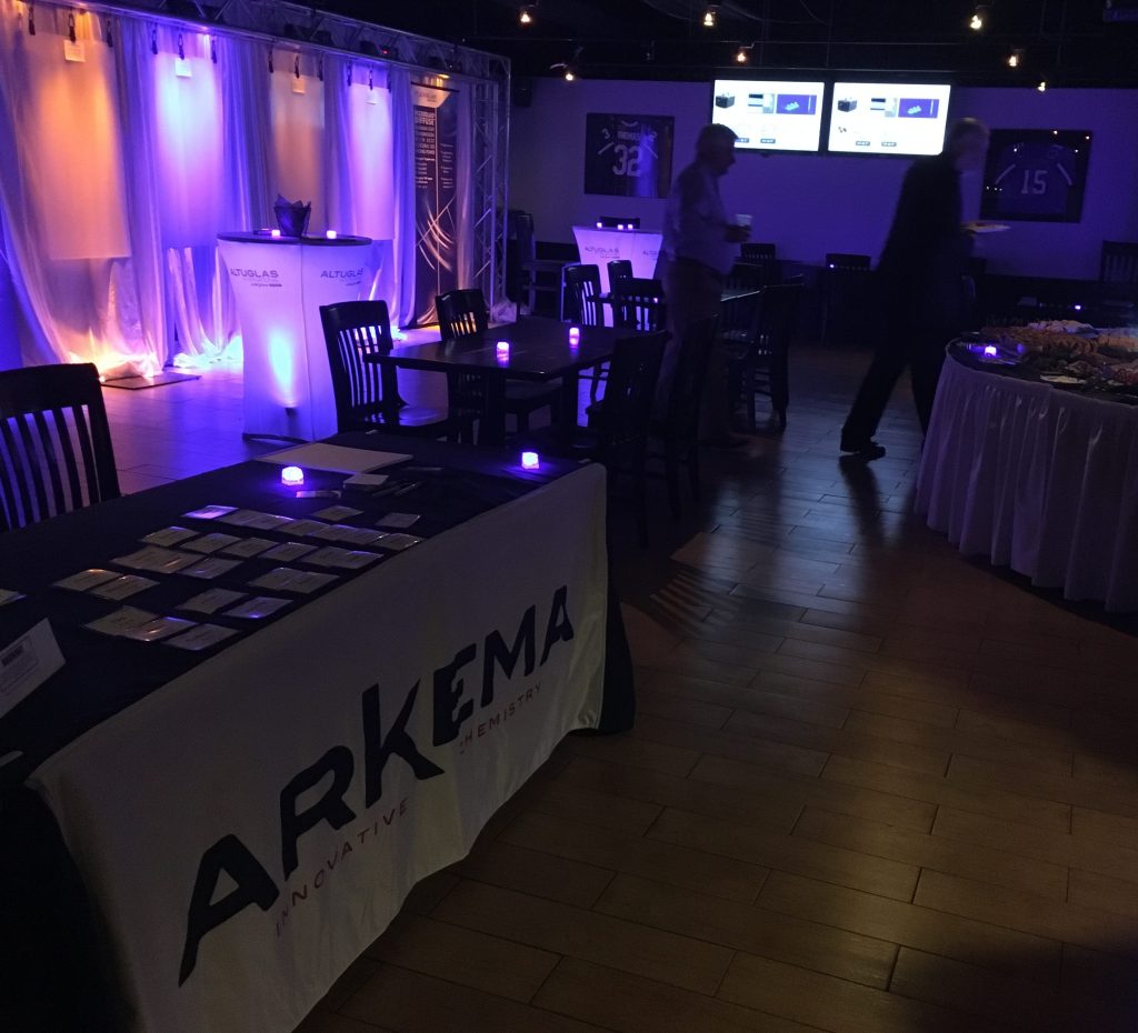 Image of the Lighten Up event space.